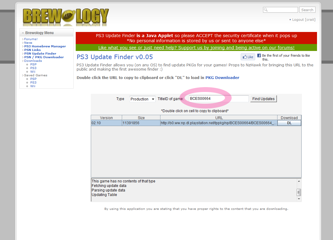 PS3 Homebrew - Brewology - PS3 PSP WII XBOX - Homebrew News, Saved Games,  Downloads, and More!
